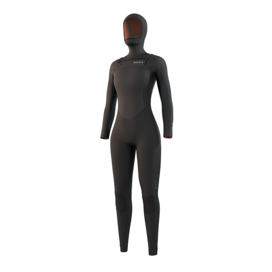 Mystic Gem Hooded Fullsuit 6/4/3mm DFzip Women 2022 Black