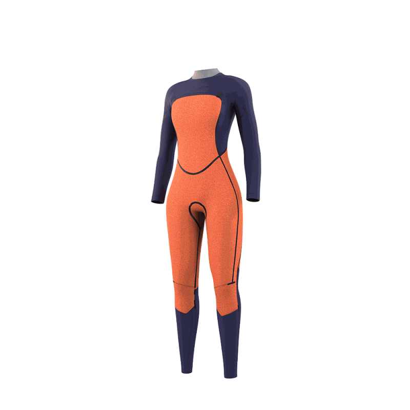 Mystic Dazzled Fullsuit 4/3mm Bzip Women 2022 Black