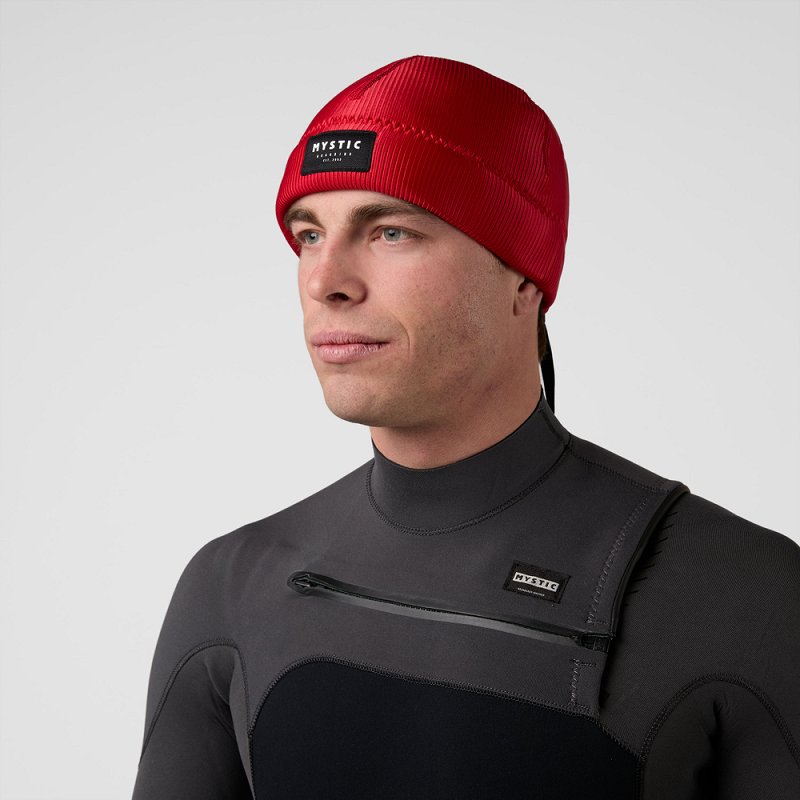 Mystic Neoprene Beanie 2mm Classic Red