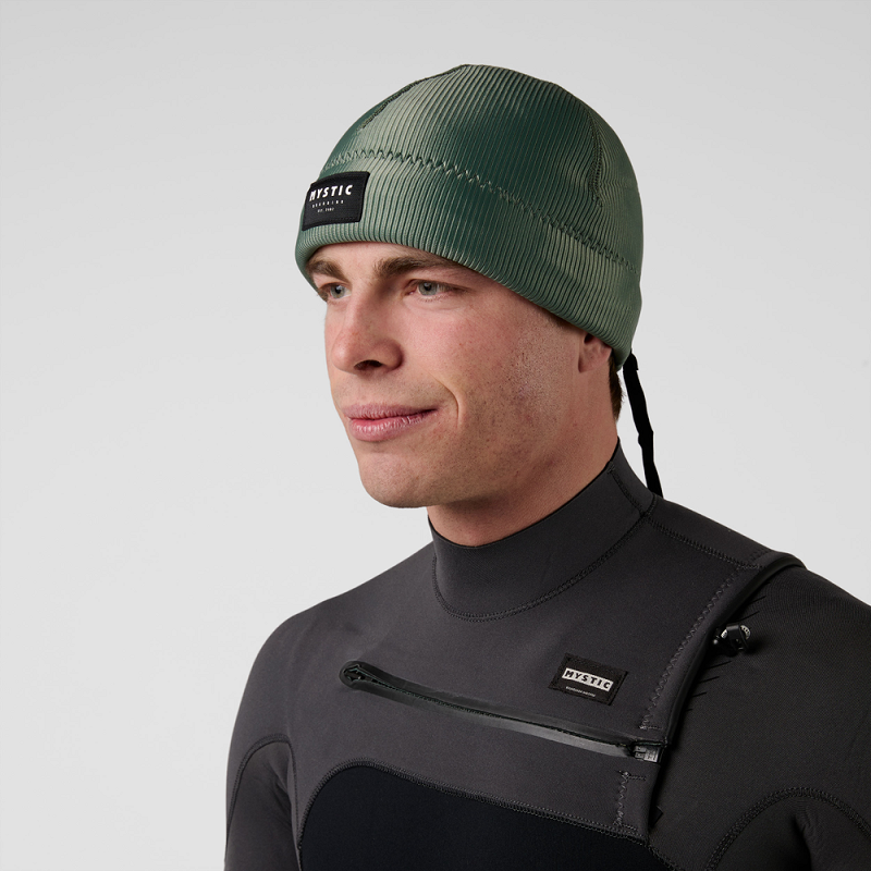 Mystic Neoprene Beanie 2mm Dark Olive