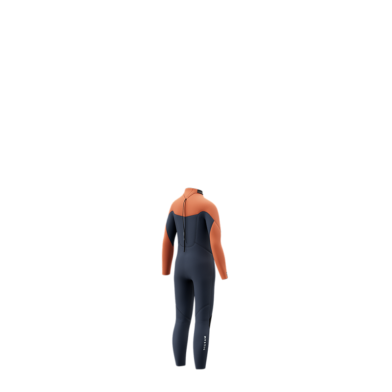 Mystic Star Fullsuit 5/4mm Bzip Kids Navy / Orange
