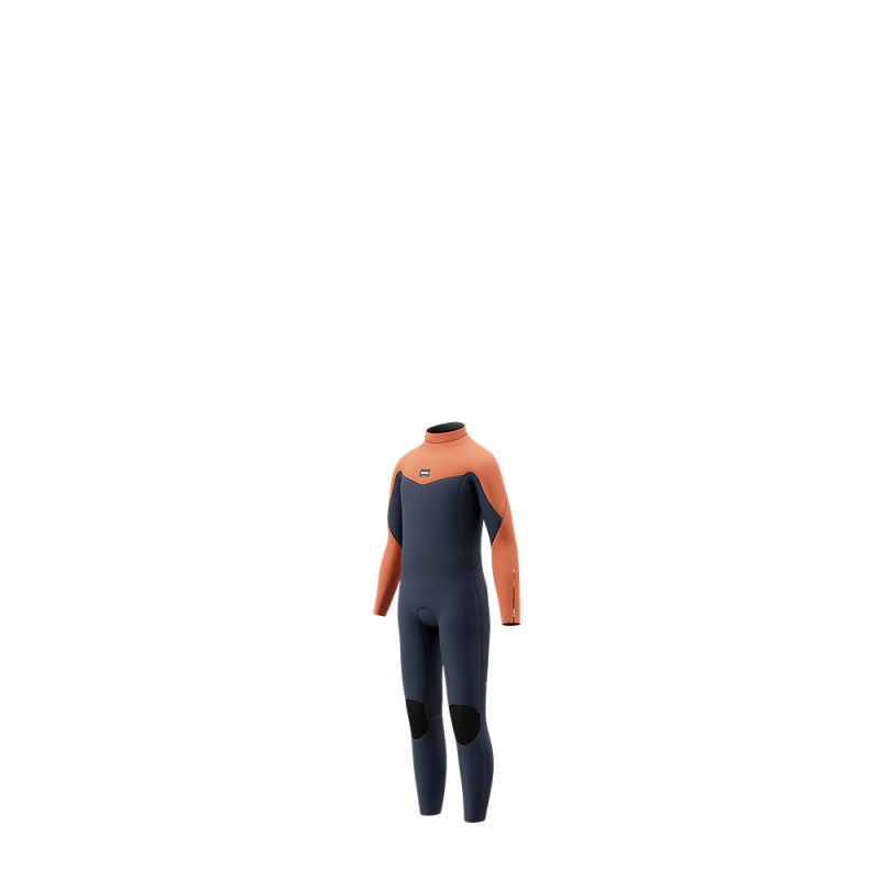 Mystic Star Fullsuit 3/2mm Bzip FL Kids Navy / Orange