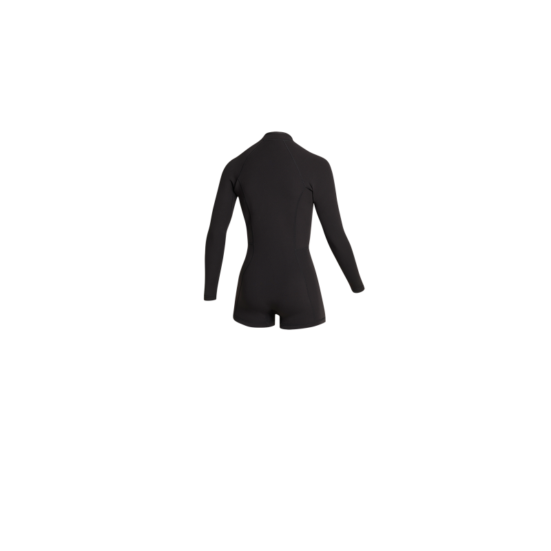 Mystic Lunar Longarm Shorty 2/2mm Fzip Women Black