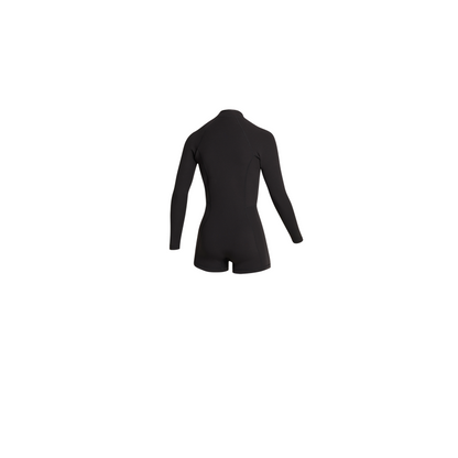 Mystic Lunar Longarm Shorty 2/2mm Fzip Women Black