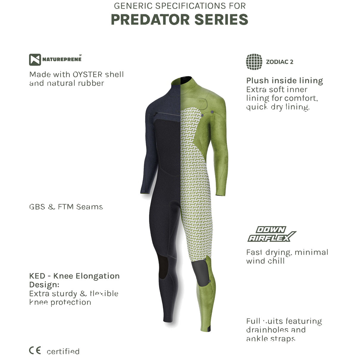 Prolimit Predator Steamer Free-X 4/3 Hooded Black