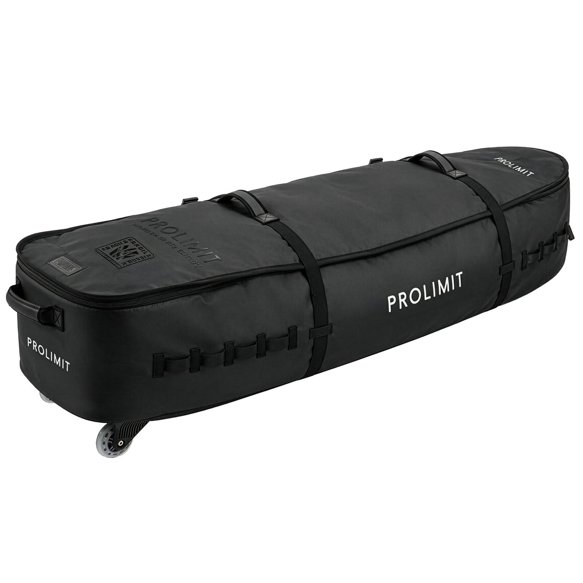 Prolimit Elite Slider Wheels Surf/Kite Board Bag - Black
