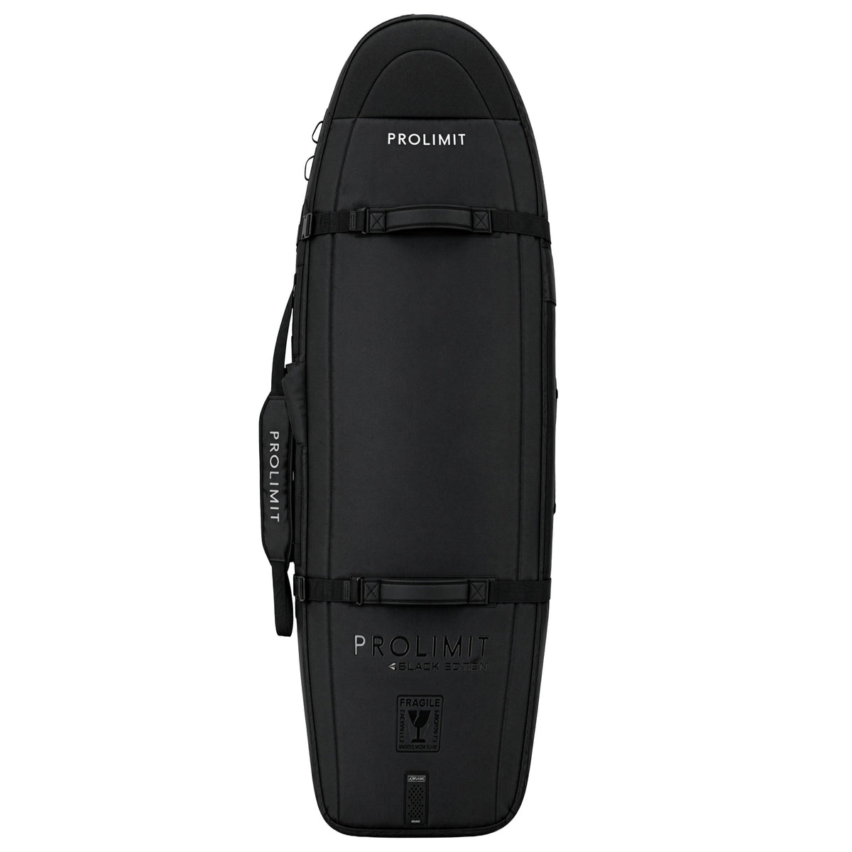 Prolimit Elite Slider Wheels Surf/Kite Board Bag - Black