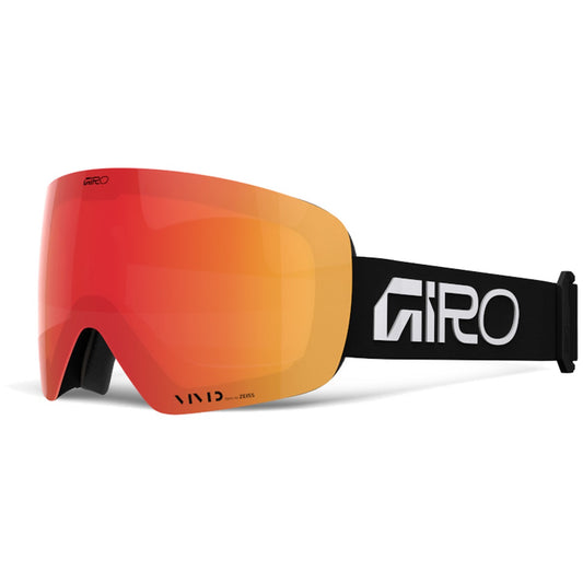 Giro Contour Wordmark ski goggles Black/White Wordmark/Vivid Ember