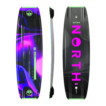 North Astra 2027 twin-tip kiteboard Dark Purple