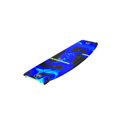 North Atmos 2027 twin-tip kiteboard Flash Blue