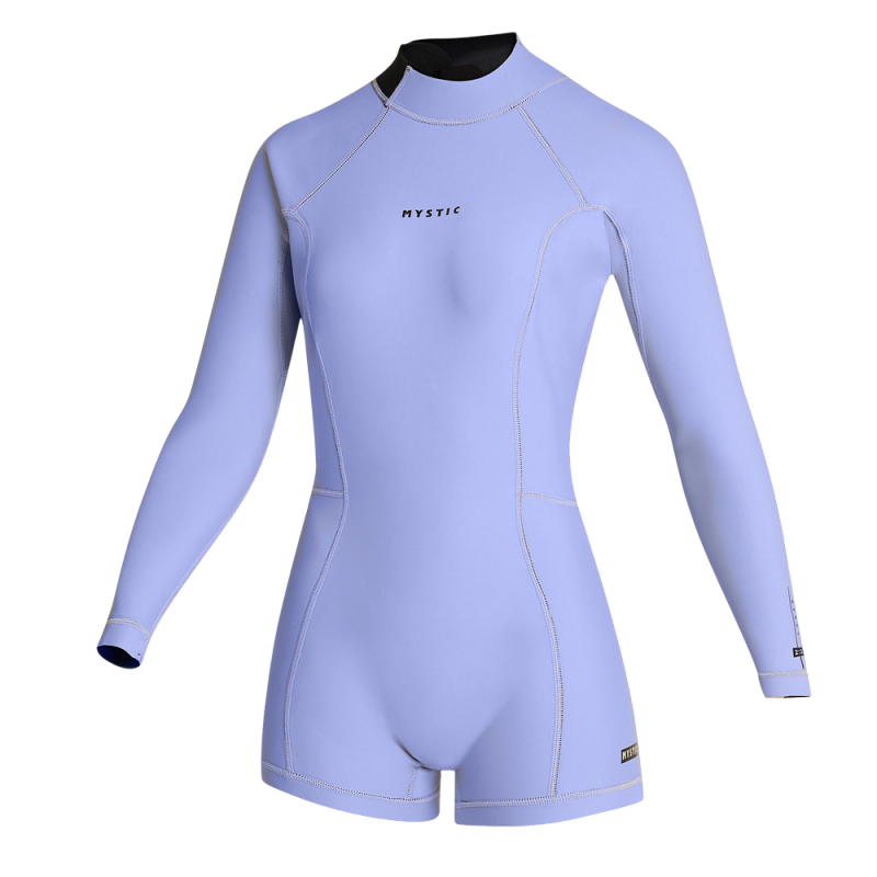 Mystic Lunar Longarm Shorty 2/2mm Bzip Women Iris Blue