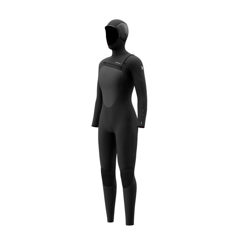 Mystic Gem Fullsuit 6/4/3mm Hooded Fzip Black
